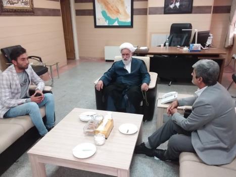 دیدار با دهیارواعضای شورای اسلامی روستای بیجندسراب