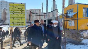 بازدید نماینده ولی فقیه و رئیس شورای مرکزی بنیاد مسکن انقلاب اسلامی از پروژه های مسکن شهری خراسان رضوی