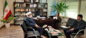 دیدار  مهندس صیادی مدیرکل  بنیاد مسکن استان کهگیلویه و بویر احمد با نماینده ولی فقیه و رئیس شورای مرکزی در بنیاد مسکن انقلاب اسلامی