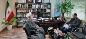 دیدار  مهندس قلی نواز مدیرعامل توسعه مسکن با نماینده ولی فقیه و رئیس شورای مرکزی در بنیاد مسکن انقلاب اسلامی