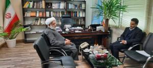 دیدار  مهندس  بلدی معاونتوسعه و عمران روستایی  با نماینده ولی فقیه و رئیس شورای مرکزی در بنیاد مسکن انقلاب اسلامی