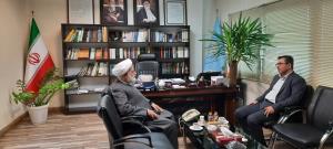 دیدار  مهندس خواجه ای مدیرکل  بنیاد مسکن استان زنجان با نماینده ولی فقیه و رئیس شورای مرکزی در بنیاد مسکن انقلاب اسلامی