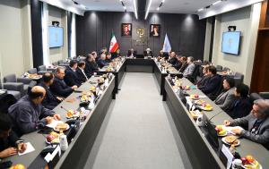 برگزاری جلسه طرح تحول نظام بنگاه داری (سازماندهی هلدینگ ها و شرکت های تابعه) در بنیاد مسکن انقلاب اسلامی