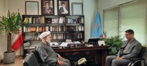 دیدار  مهندس محمدی مدیرکل بنیاد مسکن استان البرز با نماینده ولی فقیه و رئیس شورای مرکزی در بنیاد مسکن انقلاب اسلامی