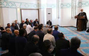دیدار نوروزی حجت الاسلام والمسلمین روحانی نژاد نماینده ولی فقیه و رئیس شورای مرکزی  بنیاد مسکن انقلاب اسلامی با معاونین,مدیران کل, مدیران عامل شرکتهای تابعه و کارکنان  بنیاد مسکن انقلاب اسلامی