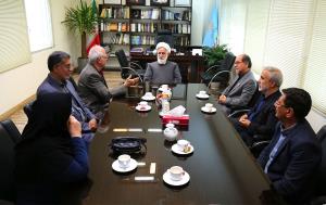 دیدار کانون بازنشستگان با حجت الاسلام والمسلمین روحانی نژاد نمانده ولی فقیه در بنیاد مسکن انقلاب اسلامی