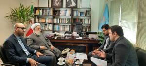 دیدار  معاون برنامه ریزی و مدیران کل دفتر بودجه و دفتر فناوری اطلاعات و ارتباطات با نماینده ولی فقیه و رئیس شورای مرکزی در بنیاد مسکن انقلاب اسلامی