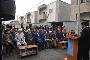 آئین افتتاح طرح های عمرانی در استان گلستان