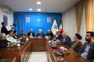 سخنرانی در محل فرمانداری کاشمر
