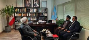 دیدار  مهندس  تابعی وحجت الاسلام والمسلمین سهرابی مسئول دفتر نمایندگی ولی فقیه در استان لرستان با نماینده ولی فقیه و رئیس شورای مرکزی در بنیاد مسکن انقلاب اسلامی