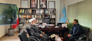 دیدار دکترجنتی مدیرکل بنیادمسکن استان تهران با حجت الاسلام والمسلمین روحانی نژاد نماینده ولی فقیه و رئیس شورای مرکزی در بنیاد مسکن انقلاب اسلامی